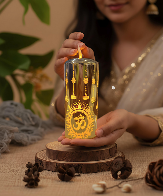 LED Candle Light (In Pack 3 Candel)